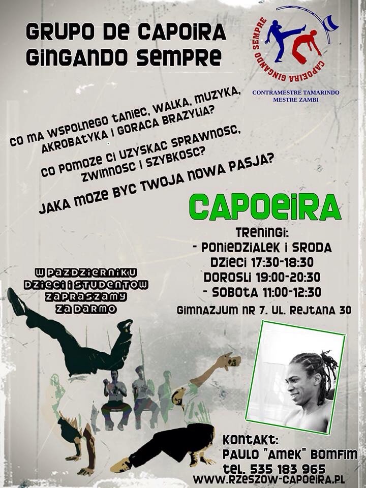 Capoeira Rzeszow Promocja Październik